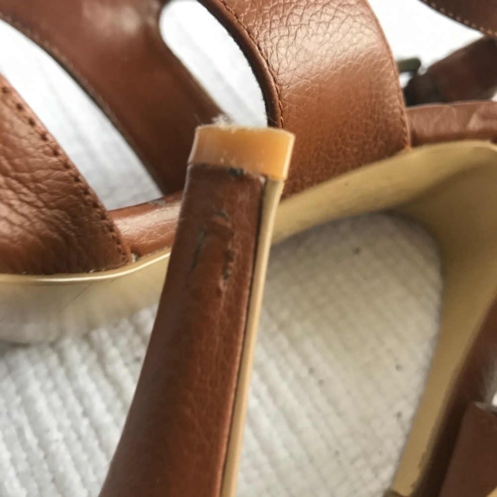 Nine West Tan Heels - Picture 5 of 8